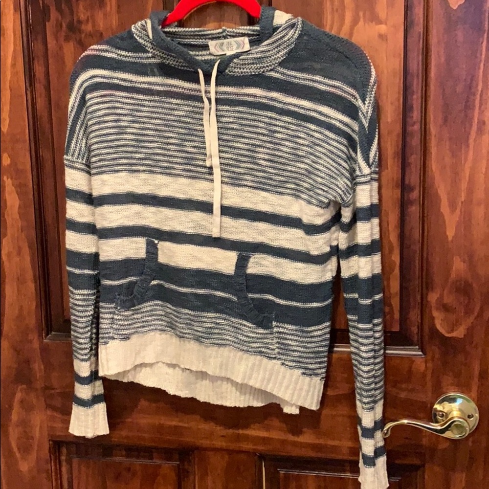 Light Striped Summer Hoodie